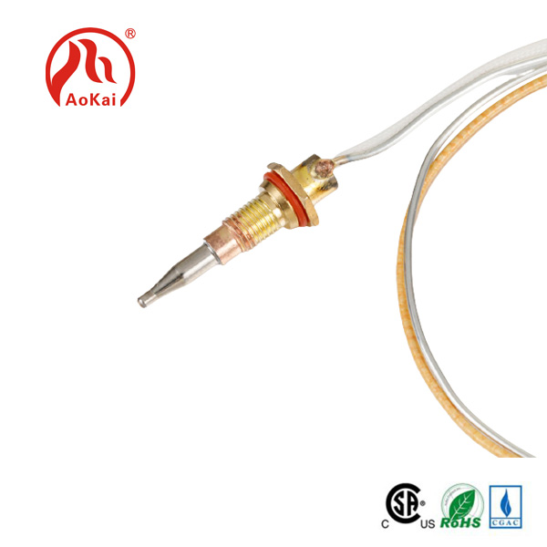Gasthermokoppelconnector met plug-in